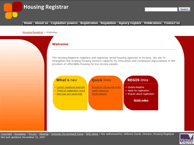 Office of Housing registrar